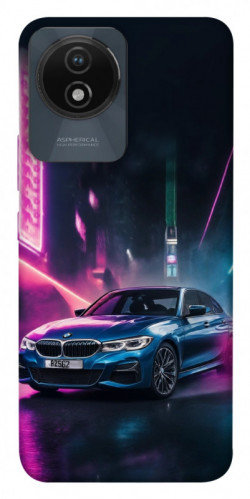 Чехол itsPrint Неоновое BMW для Vivo Y02
