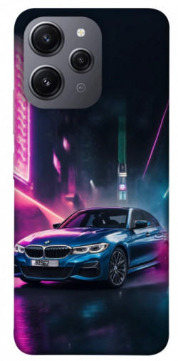 Чехол itsPrint Неоновое BMW для Xiaomi Redmi 12
