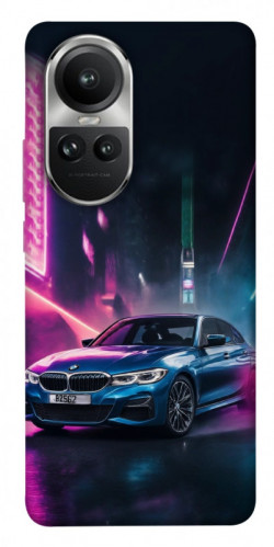 Чехол itsPrint Неоновое BMW для Oppo Reno 10