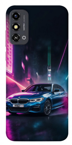 Чехол itsPrint Неоновое BMW для ZTE Blade A53