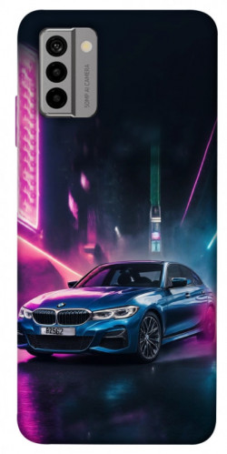 Чехол itsPrint Неоновое BMW для Nokia G22