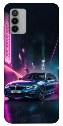 Чехол itsPrint Неоновое BMW для Nokia G42