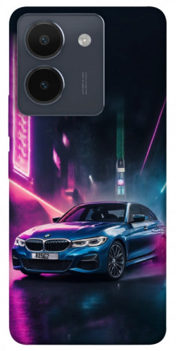 Чехол itsPrint Неоновое BMW для Vivo Y36