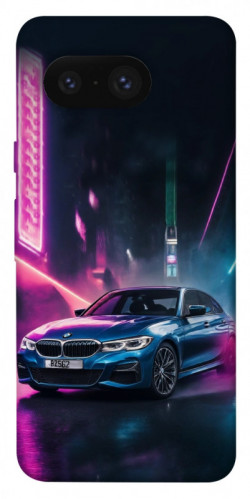 Чехол itsPrint Неоновое BMW для Google Pixel 8