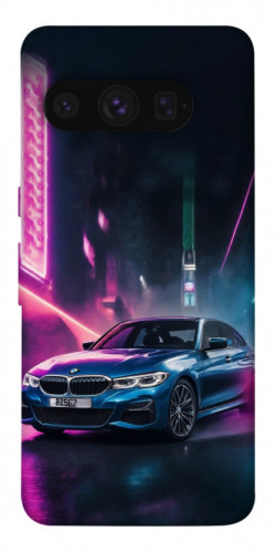 Чехол itsPrint Неоновое BMW для Google Pixel 8 Pro
