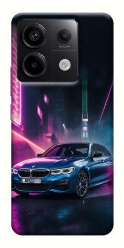 Чехол itsPrint Неоновое BMW для Xiaomi Redmi Note 13 Pro 4G