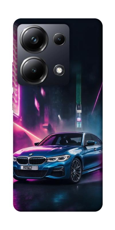 Чехол itsPrint Неоновое BMW для Xiaomi Redmi Note 13 Pro 4G, авто, купить оптом с доставкой