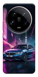 Чехол itsPrint Неоновое BMW для Xiaomi 14 Ultra