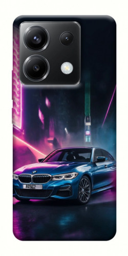 Чехол itsPrint Неоновое BMW для Xiaomi Poco X6