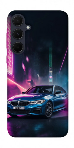 Чехол itsPrint Неоновое BMW для Samsung Galaxy A35