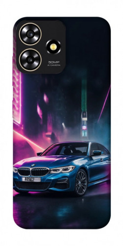 Чехол itsPrint Неоновое BMW для ZTE Blade A73 4G