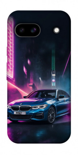 Чехол itsPrint Неоновое BMW для Google Pixel 8a
