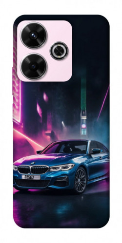 Чехол itsPrint Неоновое BMW для Xiaomi Redmi 13 4G / Poco M6 4G