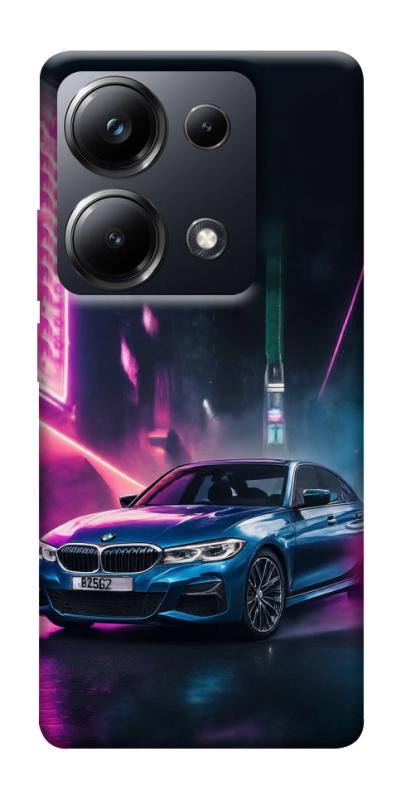 Чехол itsPrint Неоновое BMW для Xiaomi Redmi 13 4G / Poco M6 4G, авто, купить оптом с доставкой