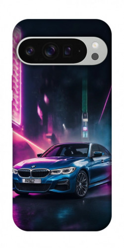 Чехол itsPrint Неоновое BMW для Google Pixel 9 Pro XL