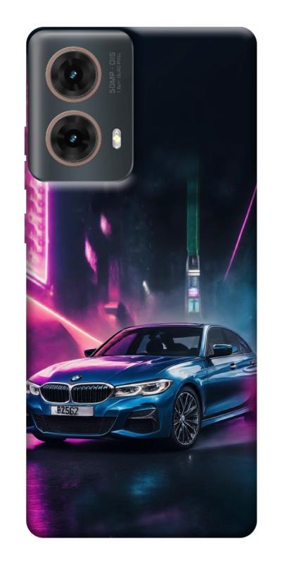 Чехол itsPrint Неоновое BMW для Motorola Moto G85, авто, купить оптом с доставкой