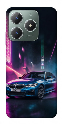 Чехол itsPrint Неоновое BMW для Realme C61 4G