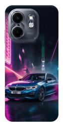 Чехол itsPrint Неоновое BMW для Infinix Smart 9 4G / Hot 50i