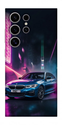 Чехол itsPrint Неоновое BMW для Samsung Galaxy S25 Ultra