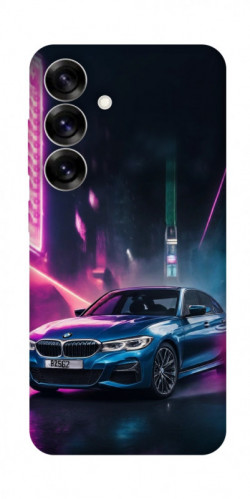 Чехол itsPrint Неоновое BMW для Samsung Galaxy S25