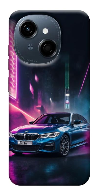 Чехол itsPrint Неоновое BMW для TECNO Spark Go 1, авто, купить оптом с доставкой