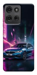 Чехол itsPrint Неоновое BMW для Motorola Moto G75 5G