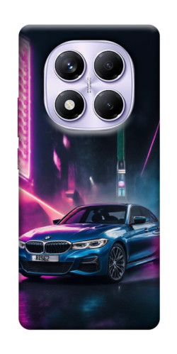 Чехол itsPrint Неоновое BMW для Xiaomi Poco X7