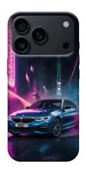Чехол itsPrint Неоновое BMW для Apple iPhone 17 Pro (6.3")