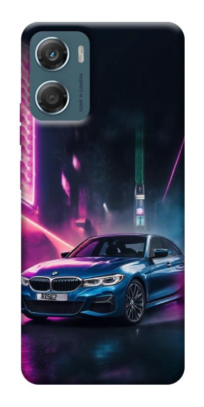 Чехол itsPrint Неоновое BMW для Motorola Moto G06, авто, купить оптом с доставкой