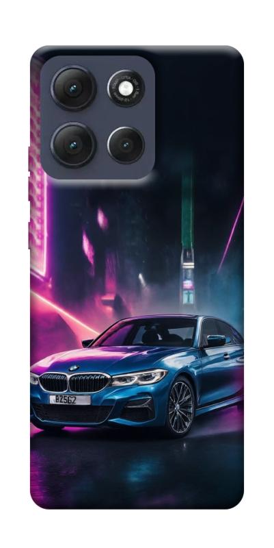 Чехол itsPrint Неоновое BMW для Motorola Moto G86 Power, авто, купить оптом с доставкой