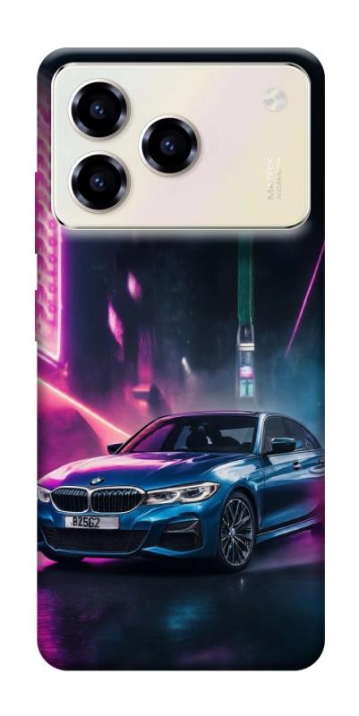 Чехол itsPrint Неоновое BMW для ZTE Blade A76, авто, купить оптом с доставкой