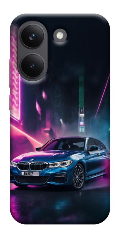 Чехол itsPrint Неоновое BMW для Xiaomi Poco X8 Pro, авто, купить оптом с доставкой