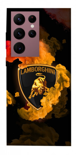 Чехол itsPrint Lamborghini logo для Samsung Galaxy S22 Ultra