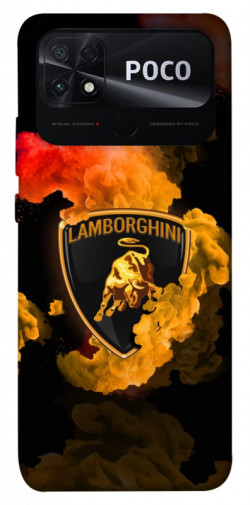 Чехол itsPrint Lamborghini logo для Xiaomi Poco C40