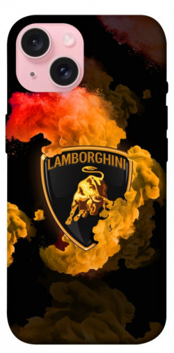 Чехол itsPrint Lamborghini logo для Apple iPhone 15 (6.1")