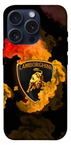 Чехол itsPrint Lamborghini logo для Apple iPhone 15 Pro (6.1")