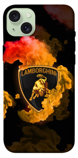Чехол itsPrint Lamborghini logo для Apple iPhone 15 Plus (6.7")