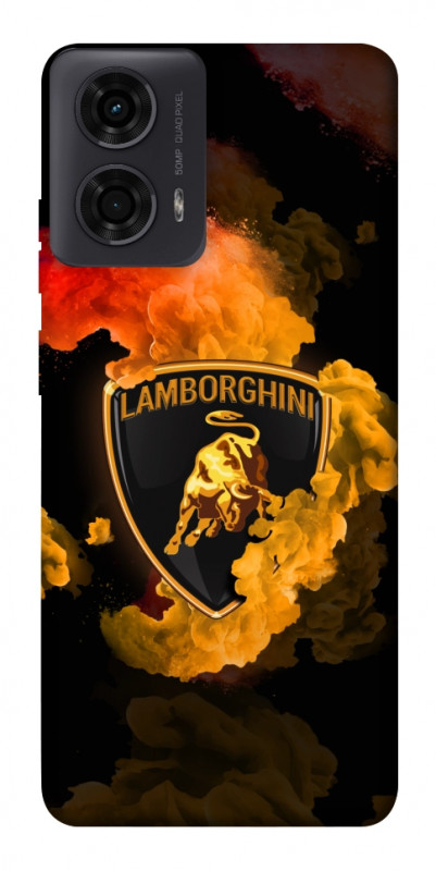Чехол itsPrint Lamborghini logo для Motorola Moto G24, авто, купить оптом с доставкой
