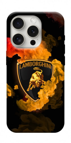 Чехол itsPrint Lamborghini logo для Apple iPhone 16 Pro (6.3")