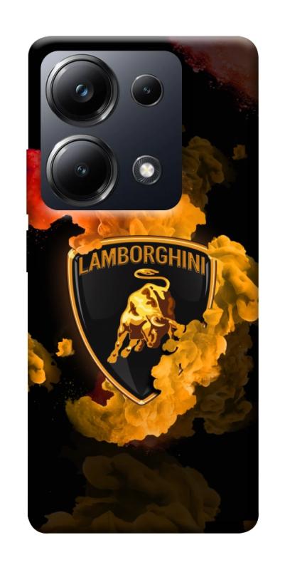 Чехол itsPrint Lamborghini logo для Xiaomi Redmi 13 4G / Poco M6 4G, авто, купить оптом с доставкой