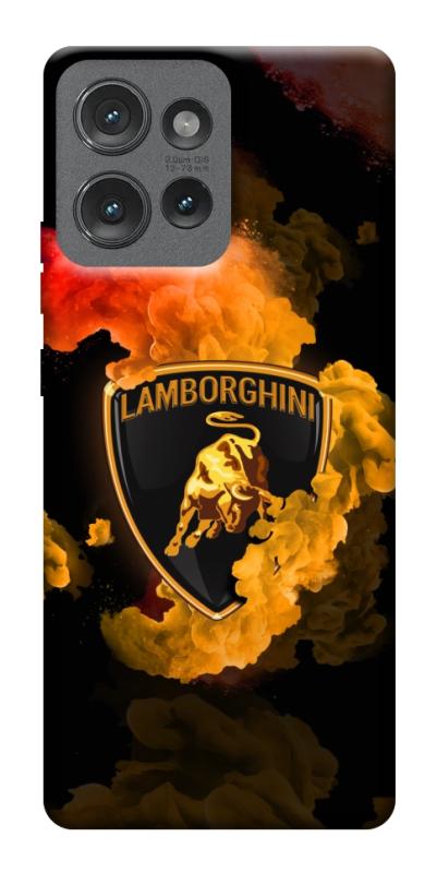 Чехол itsPrint Lamborghini logo для Motorola Edge 50, авто, купить оптом с доставкой