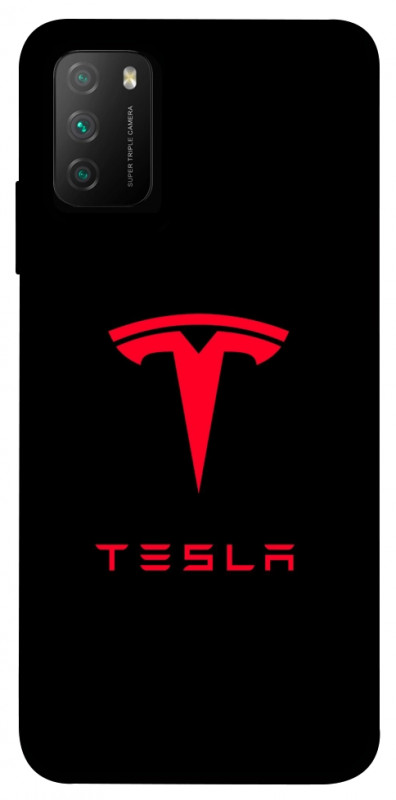 Чехол itsPrint Tesla для Xiaomi Poco M3, авто, купить оптом с доставкой