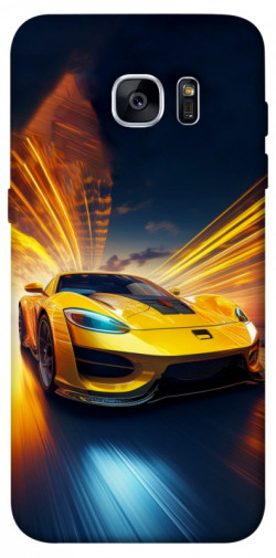 Чехол itsPrint Yellow Porsche для Samsung G935F Galaxy S7 Edge