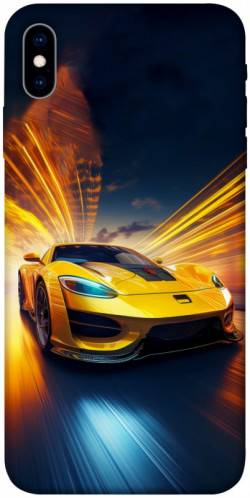 Чехол itsPrint Yellow Porsche для Apple iPhone X (5.8")