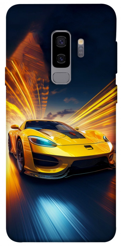 Чехол itsPrint Yellow Porsche для Samsung Galaxy S9+, авто, купить оптом с доставкой