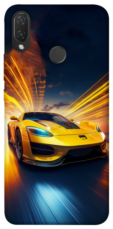 Чехол itsPrint Yellow Porsche для Huawei P Smart+ (nova 3i), авто, купить оптом с доставкой