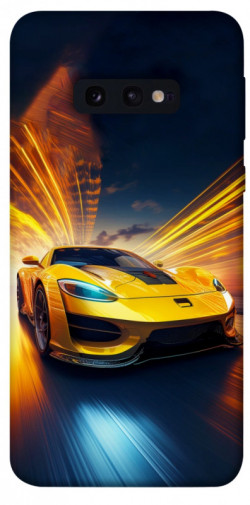 Чехол itsPrint Yellow Porsche для Samsung Galaxy S10e