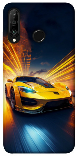 Чехол itsPrint Yellow Porsche для Huawei P30 lite