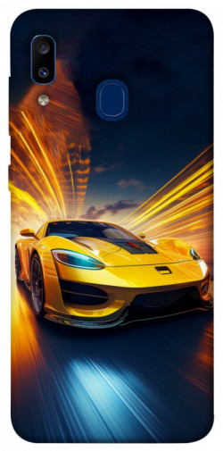 Чехол itsPrint Yellow Porsche для Samsung Galaxy A20 / A30