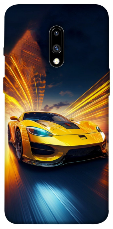 Чехол itsPrint Yellow Porsche для OnePlus 7, авто, купить оптом с доставкой